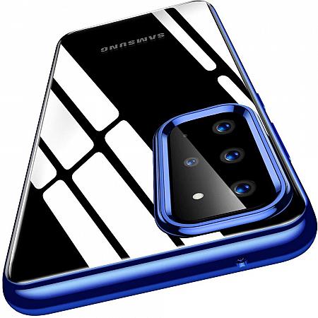 Silicone Cover per Samsung Galaxy S20 Plus Custodia Protettiva Blu