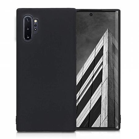 Samsung Note 10 Plus Silikon Case Matt schwarz IT