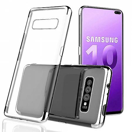 Samsung S10e Silikon Case Silber IT