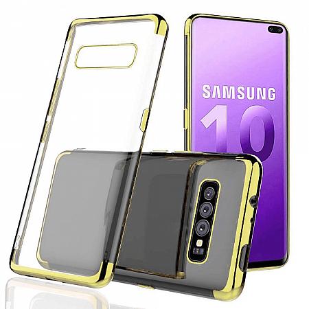 Samsung S10 Silikon Case Gold IT