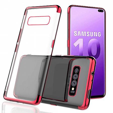 Samsung S10 Plus Silikon Case Rot IT