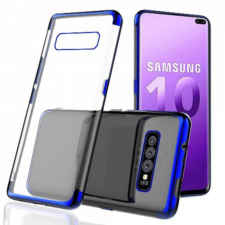 Samsung S10 Plus Silikon Case Blau IT