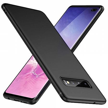 Samsung S10 Plus Silikon Case Matt schwarz IT