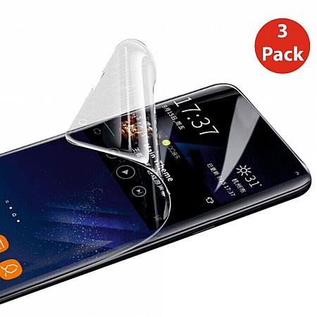 Arrivly 3 Pack 5D TPU Trasparente Pellicola Protettiva per Samsung S10 Plus